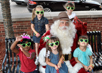 Little Miss Denton County Contestants meet Santa